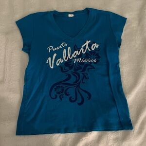 Blue Puerto Vallarta Mexico t-shirt